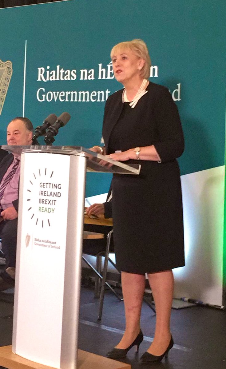 NSAI_Standards's tweet photo. Minister Heather Humphreys advises everyone to check their supply chain from start to finish- ‘Fail to prepare, prepare to fail,’ she says from the Four Seasons Hotel Monaghan today. #BrexitInAction @HHumphreysFG https://t.co/AEXYQyEWM5