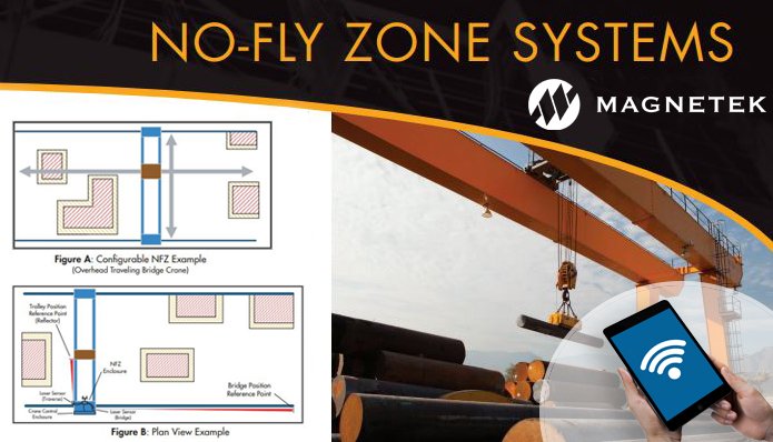 MagnetekInc's tweet photo. Avoid all obstacles to efficient and cost-effective crane automation with Magnetek’s automated No-Fly Zone systems.
Learn more at: https://t.co/wiB6R3x7or
#PartnersInMotionControl #Automation #DigitalTransformation #Modernization https://t.co/5e1VKhD2To