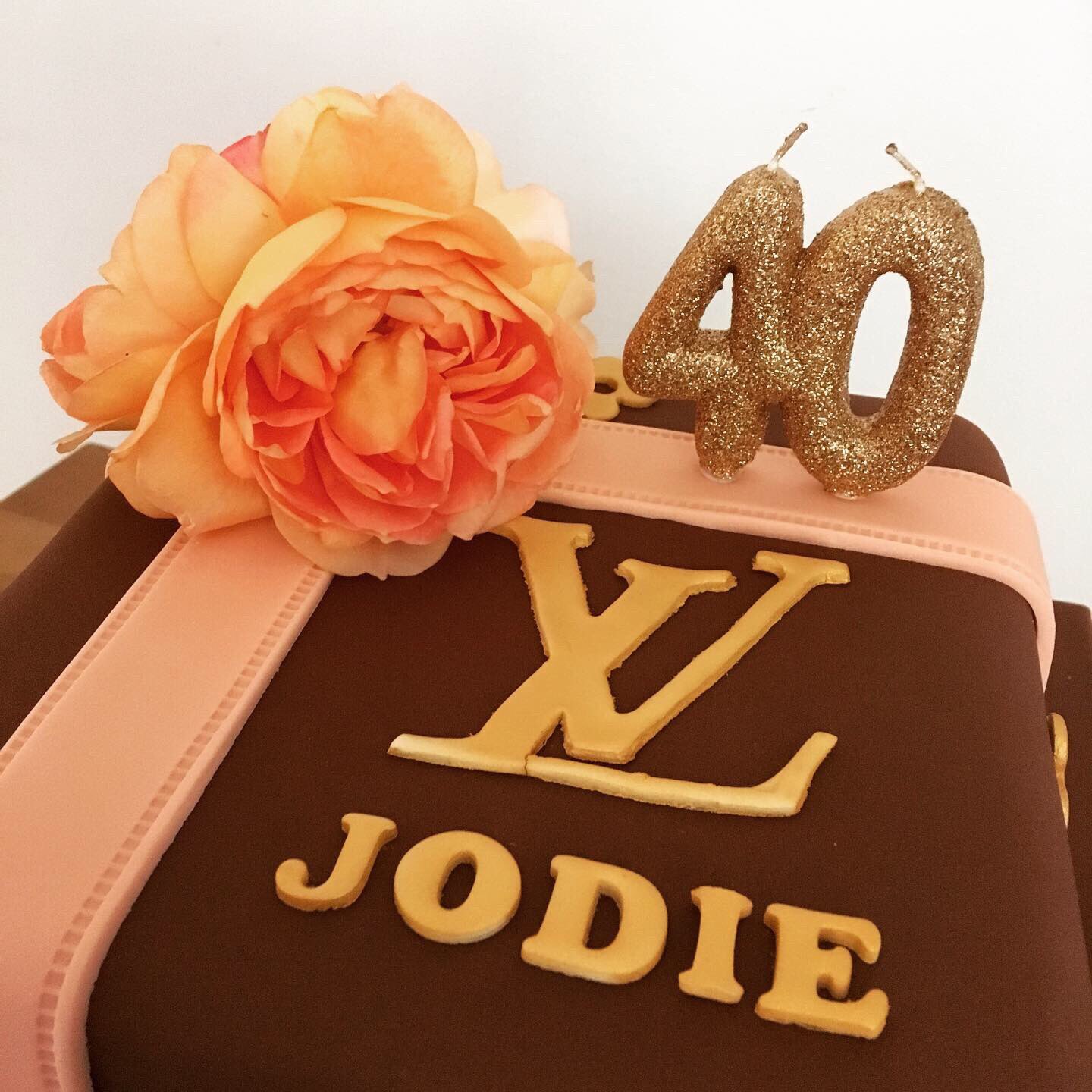 Louis Vuitton 40th birthday cake