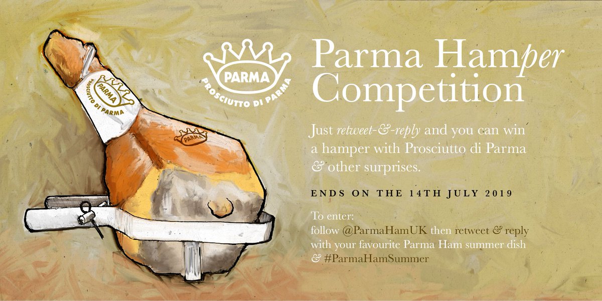 Is there anything better than a summer recipe? Follow, RT &amp; reply w/ your favourite summer dish using the hashtag #ParmaHamSummer by 14 July to #win a picnic hamper and some delicious #ParmaHam! 

Terms &amp; Conditions: ow.ly/bluo50uRyhJ