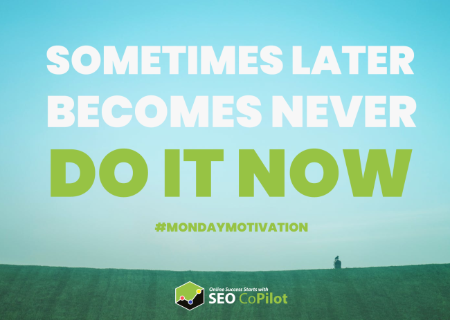 SEOCopilot's tweet image. Start your week well, and make it a productive one!
#MondayMotivation #HappyMonday #SEOCopilot