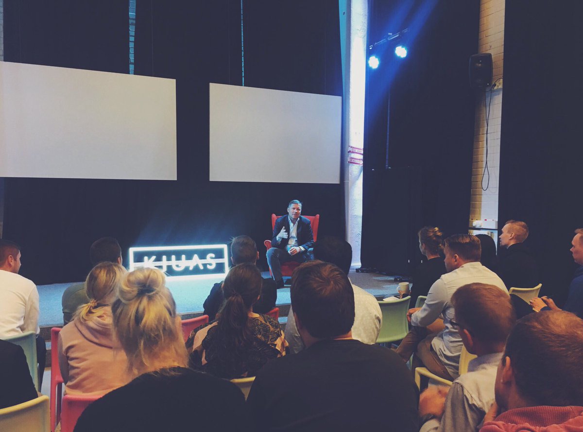 KiuasHQ's tweet photo. ”The winner is not the one who can invent something first, it’s the one who can scale first.” Thank you @martenmickos for sharing your insights with us! #kiuasaccelerator https://t.co/9zcJKKxzGI