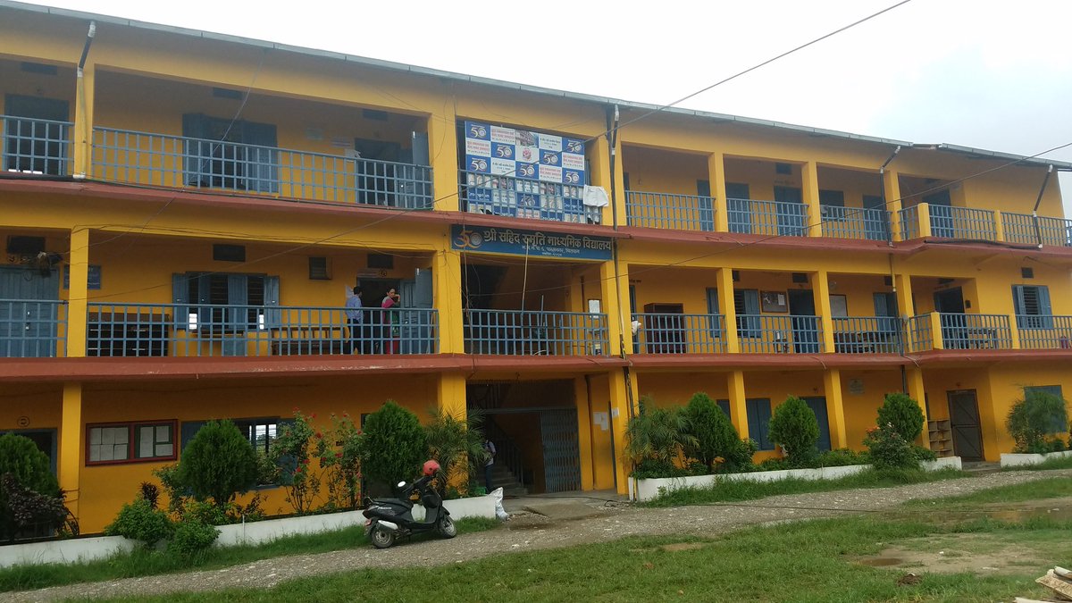 Big plans for expansion at Shree Sahid Smriti Secondary school in Prasasnagar, Nepal from the Headmaster.