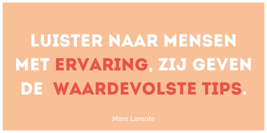 "Wanneer je faalt, spelen er vaak ook externe factoren. Het ligt meestal niet enkel aan jezelf." <a href="/LamoteMimi/">Mimi</a>, CEO van modemerk Mayerline, wil dat ondernemers minder hard zijn voor zichzelf. Maak kennis met deze grande dame en haar visie op leiding geven: bit.ly/2LbK3Gd