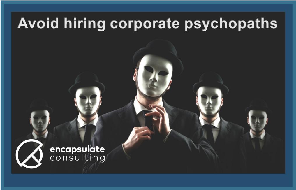 Avoid hiring corporate psychopaths
linkedin.com/pulse/avoid-hi…
#psychometricassessment
#integrityassessment
encapsulate.co.za