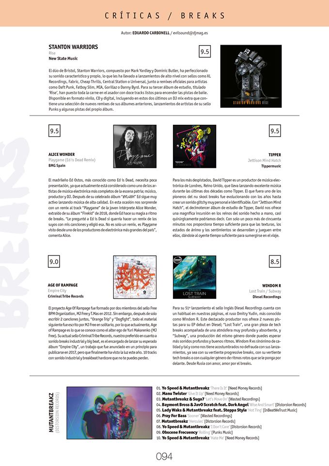 DieselRecording's tweet image. Dj Mag Spain #102 (July 2019) with @DimaWindomR