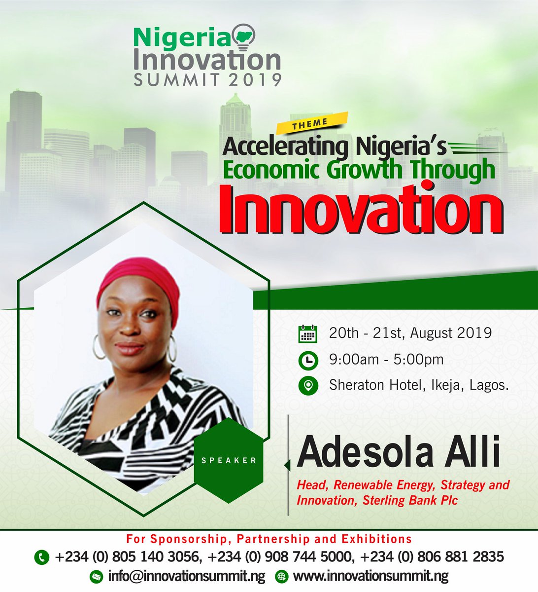IgweKelechiE's tweet photo. If you're in and around Lagos, let's meet up at #NIS2019
@ngInnovations @tonyajah @BonJedidaih @UkwuAmarachi @Inumyy @nnabuko @chinyere https://t.co/NNcn1FloJE