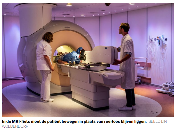 Lode_Ergometry's tweet photo. The #Lode #MRErgometer at AMC: “This is really a huge improvement. Initially, through the MRI we could only follow the heart well at rest, now the efforts are also imitated. This way we get an even better picture of the heart function. "
https://t.co/oZyL625gtD #MRI #stresstest https://t.co/Cocq0r4Bug