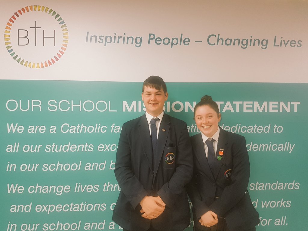 Congratulations to our newly appointed Head Boy Harry and Head Girl Jessica #inspiringpeoplechanginglives