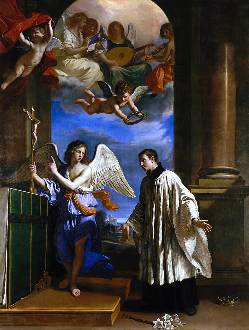 Aloysius prob from Louis ( eg left). In Frankish means "famous warrior/in battle"! Gained popularity in Catholic circles through fame of Italian St Aloysius Gonzaga (Right), Jesuit priest canonized for work in plague hospital, & translation for Lugaid (lots Irish High Kings)!