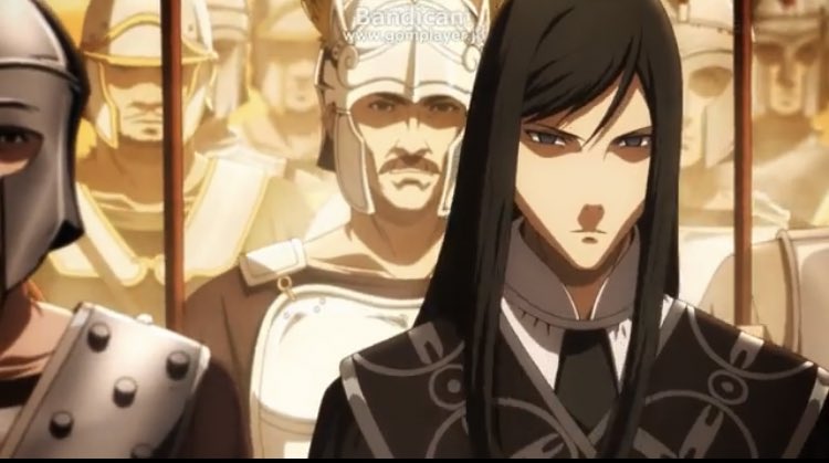Fate 王の軍勢のシーンで並んでたエルメロイ 世そっくりな人物