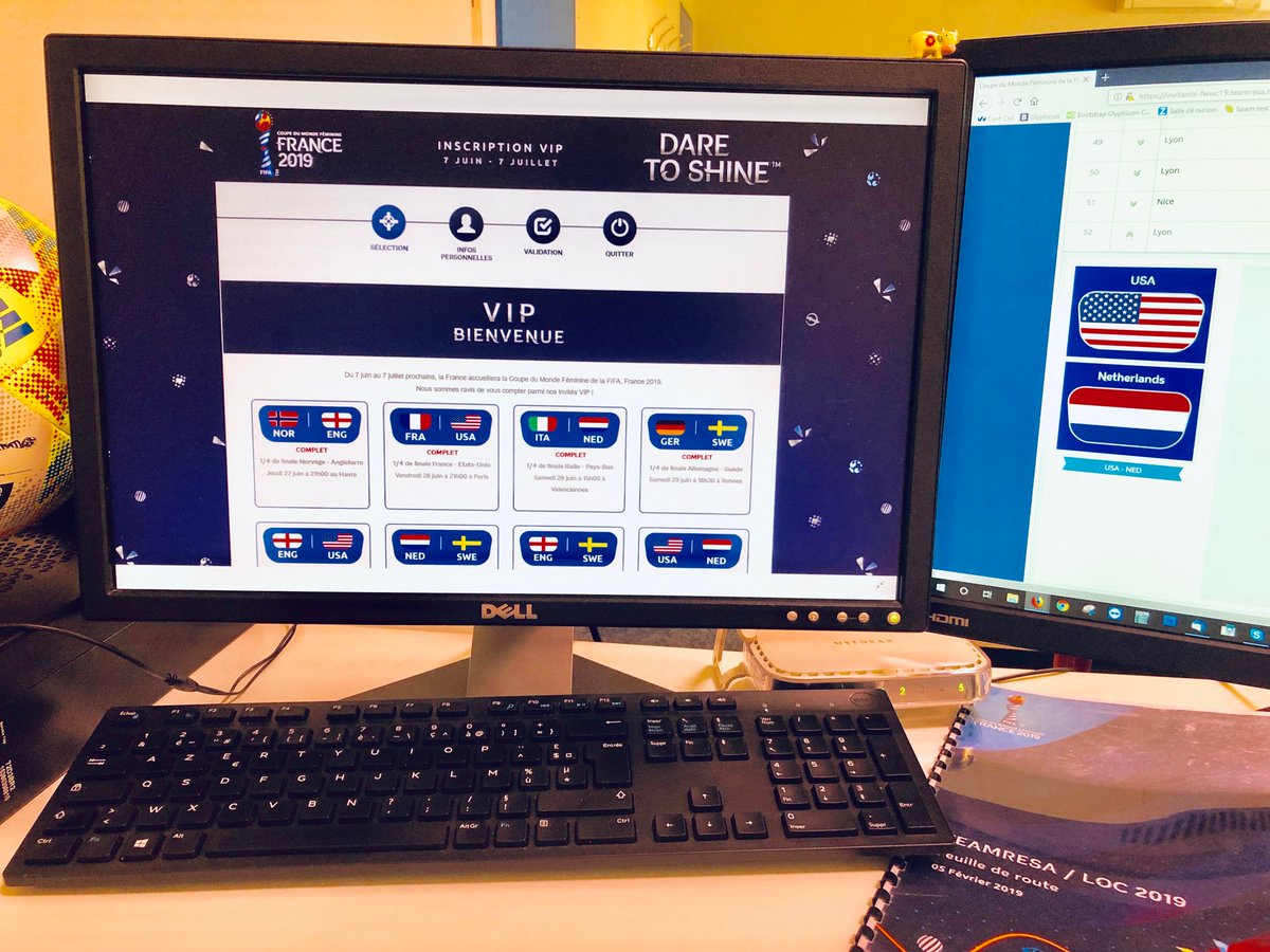 TeamResa's tweet image. Fiers et heureux d'avoir fourni au @fifacom_fr/@fifaworldcup_fr France 2019 une plateforme digitale de gestion des hospitalités des 52 matchs de la compétition ! Fédérations, ligues, clubs, agences, régions... à votre disposition pour votre présenter nos solutions !
#FIFAWWC2019