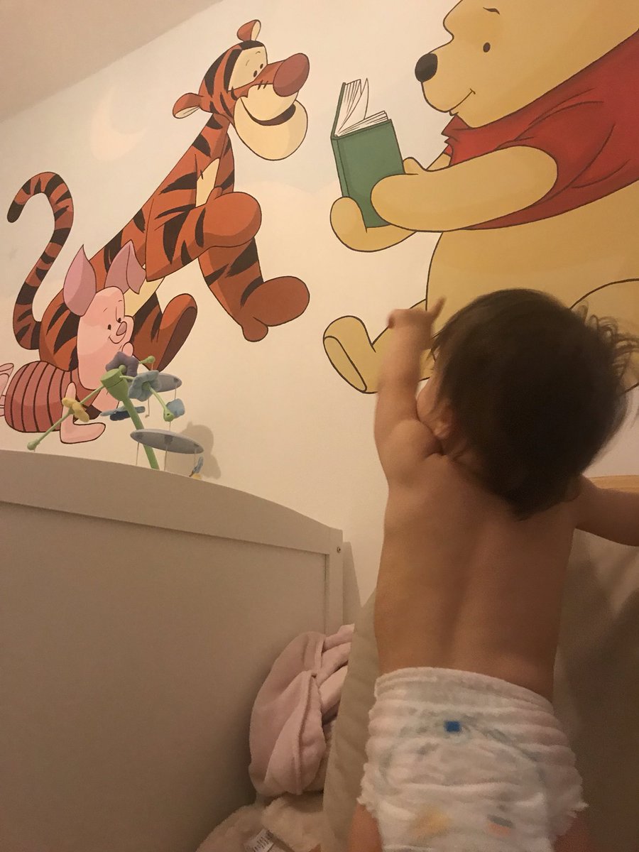 Mural painting from start to finish and a year later 👶🏻 #baby #nursery #nurseryideas #mural #murals #muralpainting #art #ArtistOnTwitter #artistsoninstagram #artist #artistic #winniethepooh #pregnant #drawingoftheday #Sketching #drawing #paint #painter #paintingoftheday