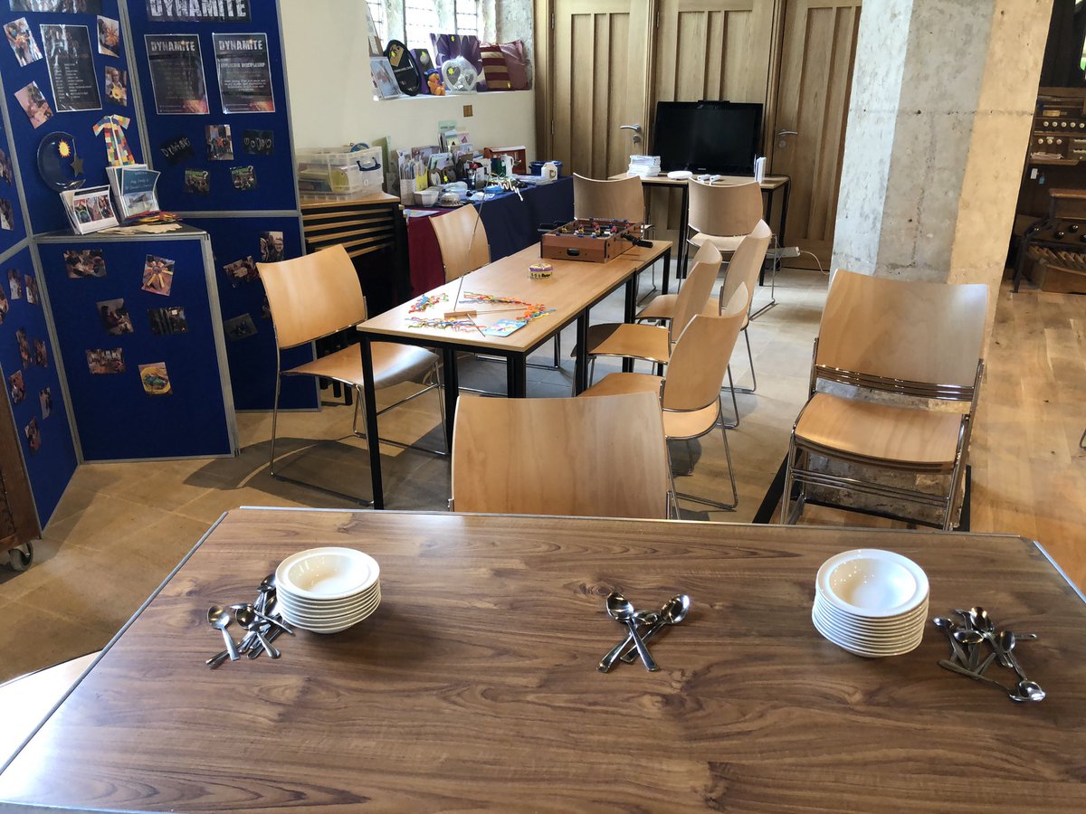 catalystfinn's tweet photo. All set up for the last CATALYST of the academic year today and we have Birthdays to celebrate, milkshakes, ice cream, games, the Wii, iPad, colouring, crafts and we will be able to enjoy the sunshine outside too. ☀️ https://t.co/bmngoPgwMp