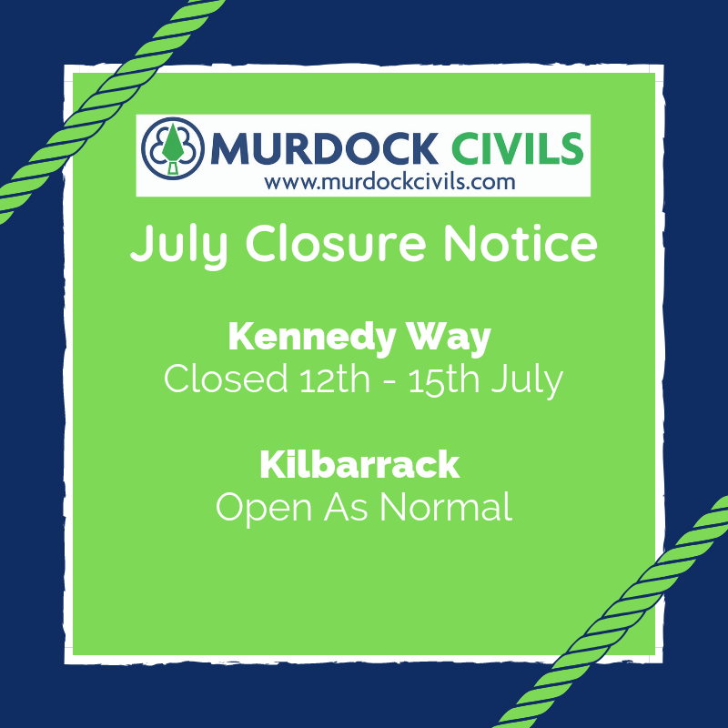 MurdockCivils's tweet photo. ☀️☀️⏰July Bank Holiday Opening Hours☀️☀️⏰ https://t.co/RfA8LI5RNh