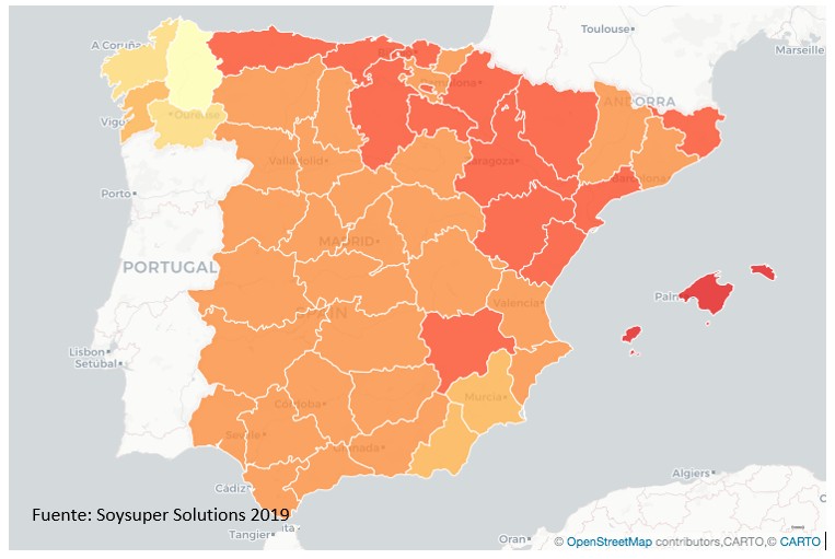 Hoy lanzamos nuestro V Barómetro de precios de supermercados online. Galicia lídera el ranking de las CCAA más baratas. Más info en nuestro blog: blog.soysuper.com/como-evolucion…