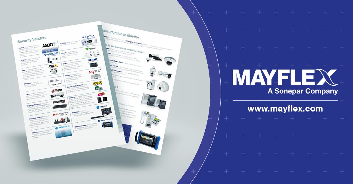 Part of the Mayflex offering is an extensive range of electronic security products, from a large selection of leading and innovative manufacturers. Review our product guide to get an insight into our electronic security product portfolio bit.ly/2vPSqyh