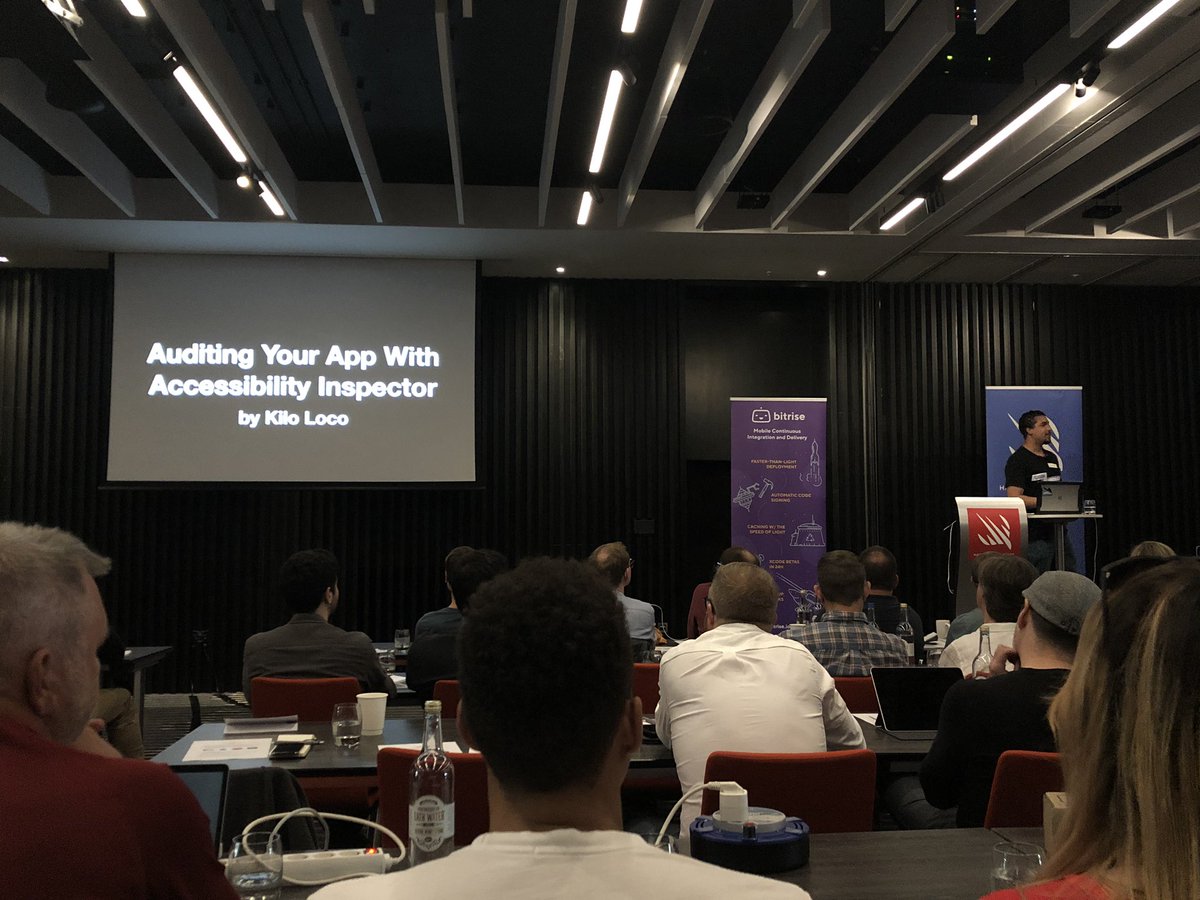 digimarktech's tweet image. @Kilo_Loco on the stage! #HackingWithSwiftLive