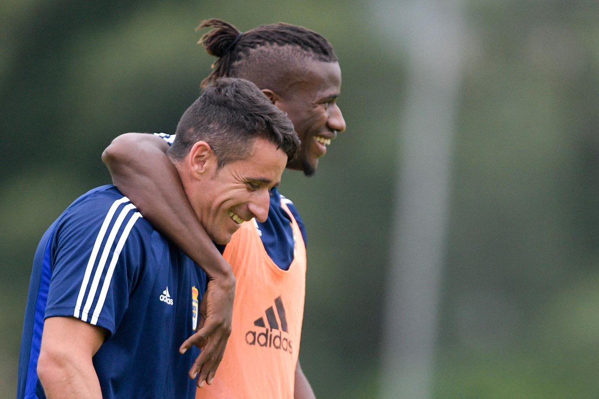 Ibra y Saúl Berjón, en la vuelta a los entrenamientos (Foto: RO).