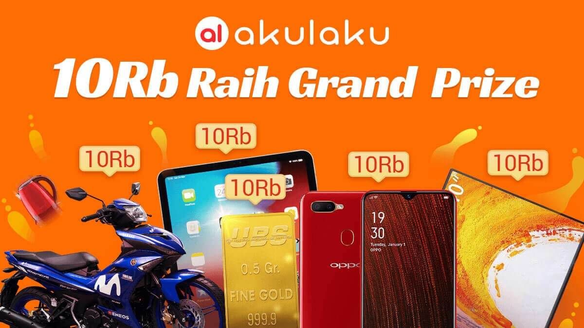 10Rb Raih Grand Prize
Datang ke Akulaku, 10RB bisa beli handphone dan TV. Masih ada hadiah mewah menunggu kamu beli
al.plus/PANvN3