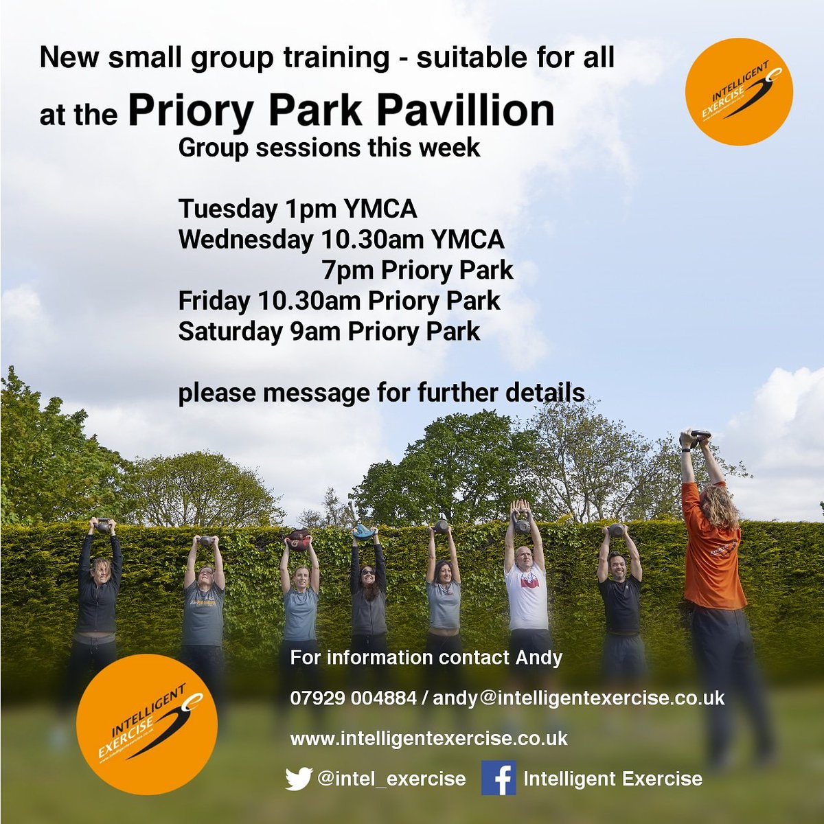 intel_exercise's tweet image. Come along and try one of the classes this week.  Each exercise can be adapted to suit each individual @Crouch_End