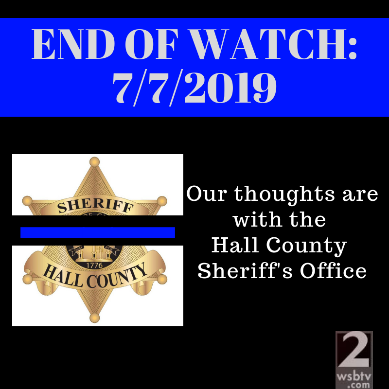 A Hall County deputy was killed in the line of duty Sunday night. We're thinking of his family, friends and all the first responders devastated by this loss. 2wsb.tv/2JI5gp5 Our coverage continues now on Channel 2 Action News This Morning.