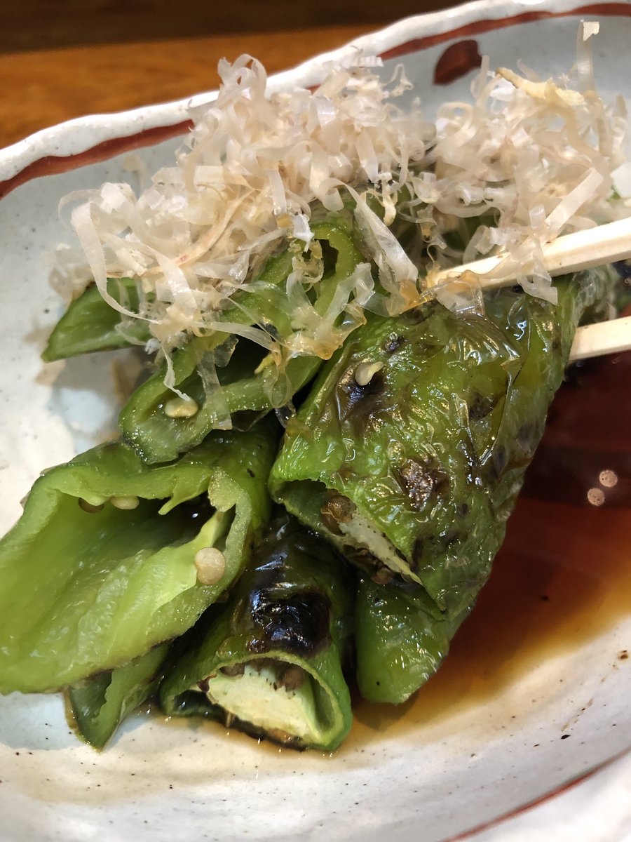 TDigested's tweet image. Forever green.

#grilledpeppers #charredpeppers #babyfish #sweetandsourfish #bonitoflakes #izakaya #tapas #realjapanesefood #soar #authenticjapanesefood #japanesefoodblogger #foodblogger #foodhunter #theworlddigeste #甘長唐辛子 #甘長ししとう #炭火焼 #大阪居酒屋