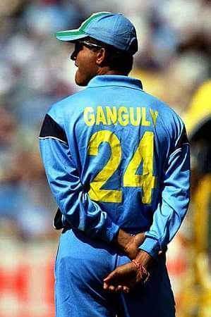 The one and only \"DADA\" 
Happy birthday sourav ganguly    
