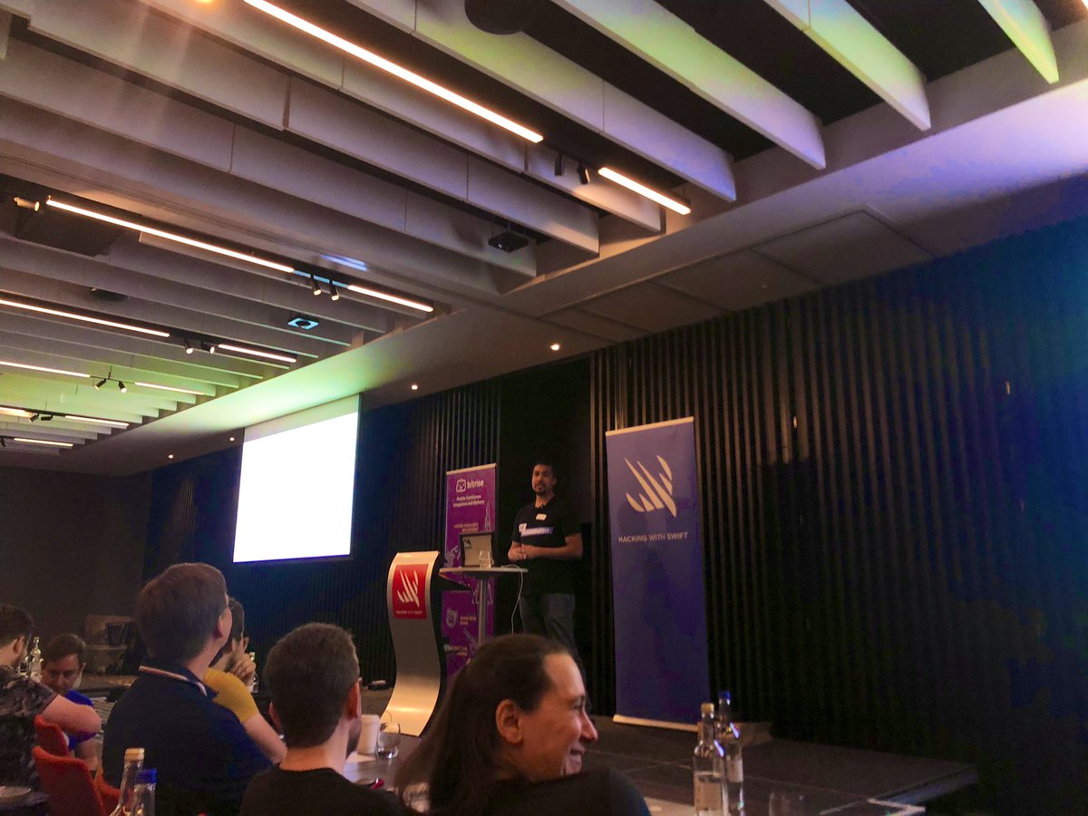 kelhutch17's tweet image. The day is off to a great start at Hacking with Swift Live! #hackingwithswiftlive