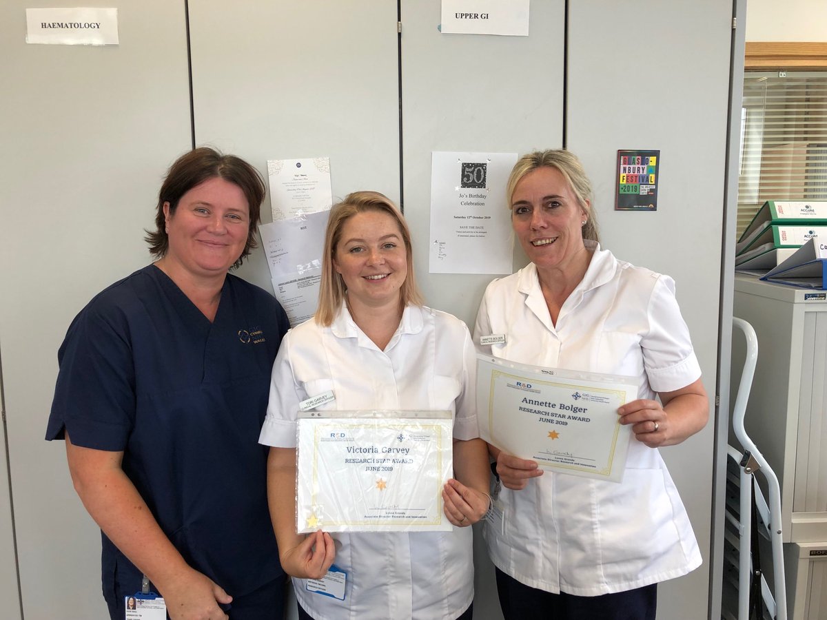 BetsiResearch's tweet image. Congratulations to our 2 research stars of the month Tori and Netty well done! ⁦@BCUHB⁩