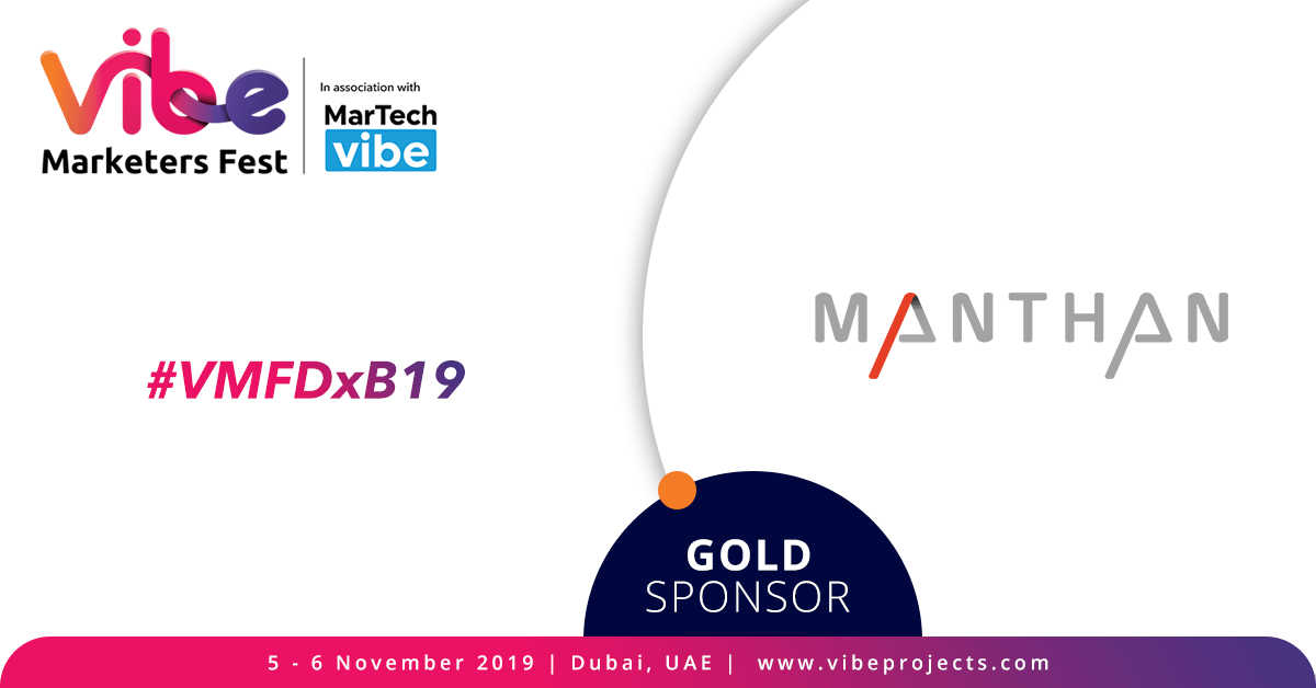 VibeMarketers's tweet photo. Do you want to make sophisticated #analytics intuitive by leveraging #AI?
@WeAreManthan, a leader in Customer Marketing Platforms, joins Vibe Marketers Fest (5-6 Nov 2019) as a Gold Sponsor. Find out more: https://t.co/rC7GT4FAkZ
#VMFDxB19 #VMF19 #MarTech #MachineLearning #CDP https://t.co/xCApJW2OSv