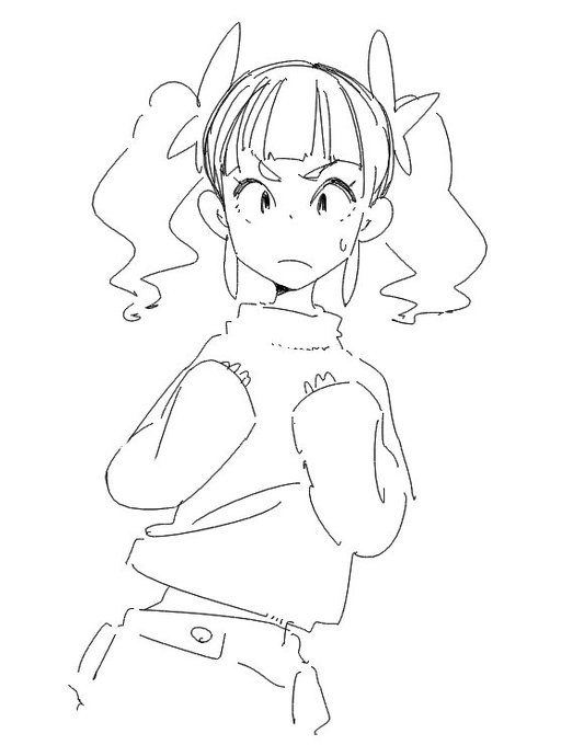 落書き
手癖で身体が斜めになる 