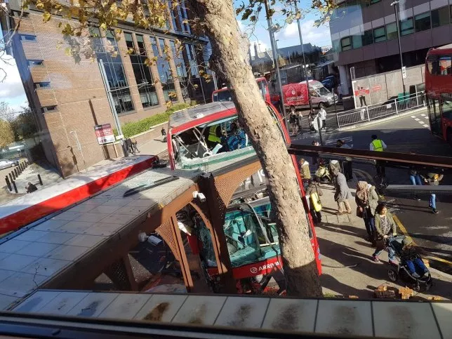 Bus driver Anderson Worrell had smoked crack the previous night, and was struggling to stay awake when he crashed the 198 bus into West Croydon station, injuring multiple people including a 15 year old who suffered a ruptured liver and collapsed lung. 2yrs 6 months jail, 3yr ban