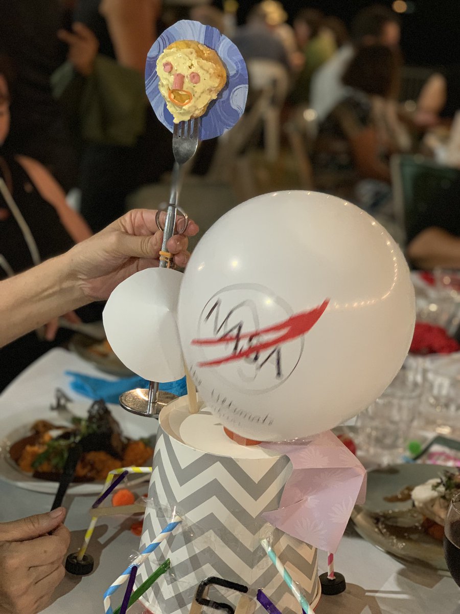 BeyondBuggirl's tweet photo. Voting open for best table decoration at @CONASTA dinner! Table 9 is on fire! @quantumvictoria @ASTA_online https://t.co/aeD5ocwP0l