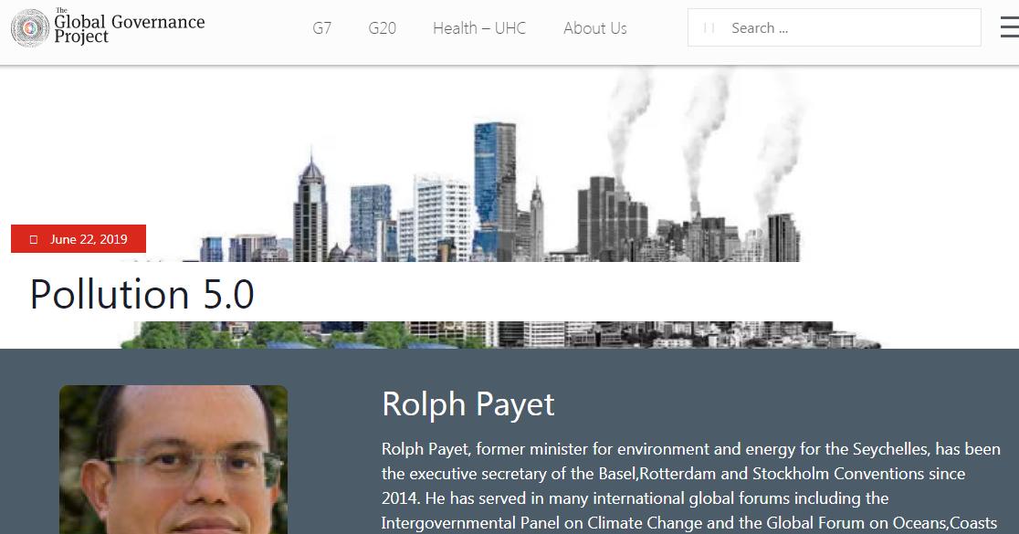 brsmeas's tweet photo. In 2015, diseases arising from pollution caused 3x more deaths than AIDS, tuberculosis & malaria combined, says @UN #Detox chief @rolphpayet in NEW article "Pollution 5.0" https://t.co/mFC9DlEqgQ @CleanPlanetHeathyPeople #Detox #PlasticWasteAmendment https://t.co/yR4gvP4vzk
