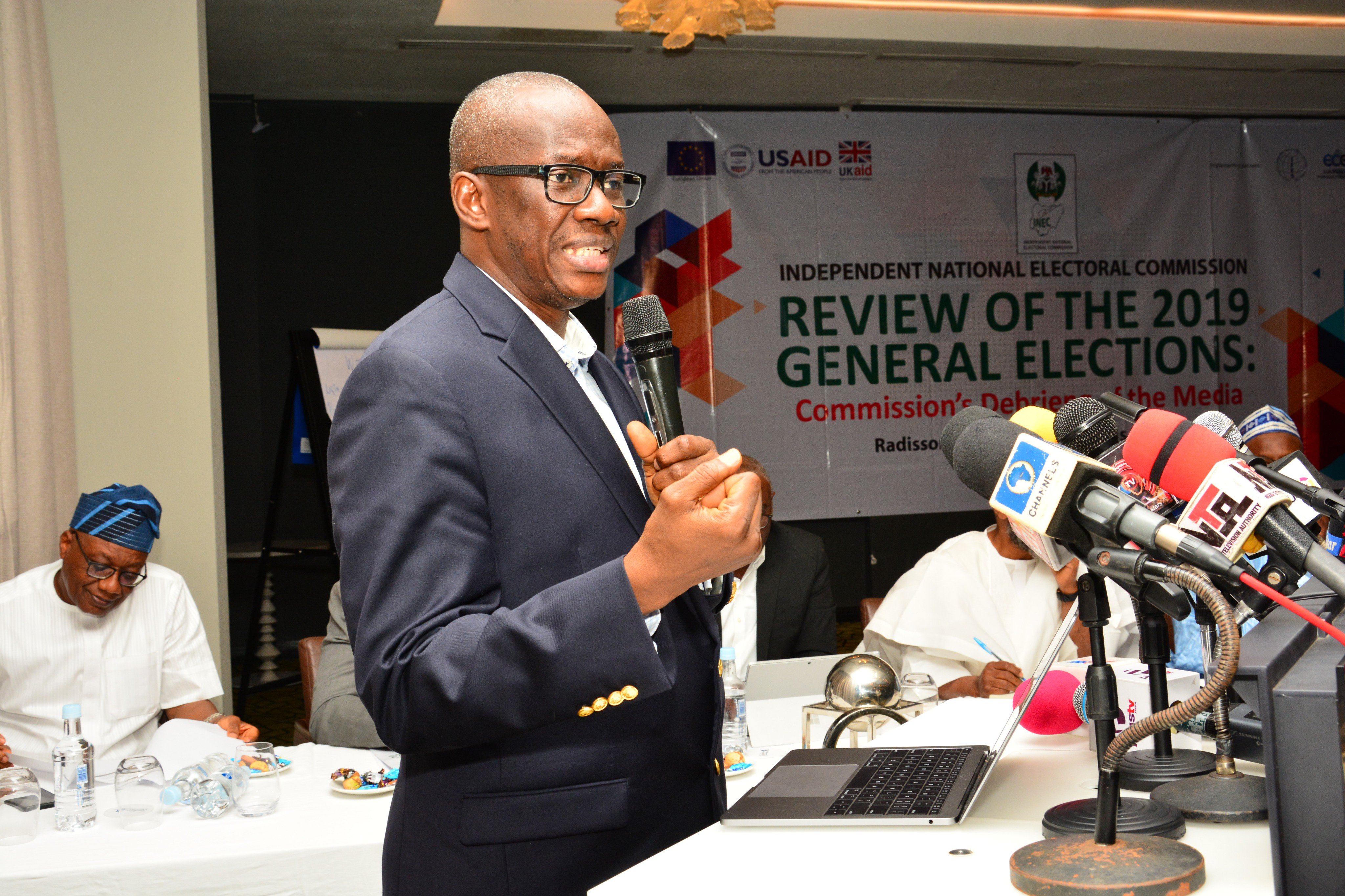 INEC Nigeria on X: "Chief Press Secretary to the Hon. Chairman INEC, Mr. Rotimi Oyekanmi @rot1930 , Speaking on the Objectives of the Post 2019 General Elections Review Meeting the Media @