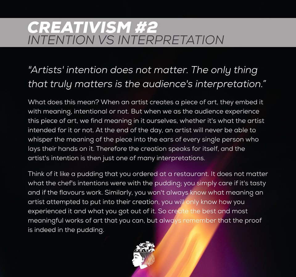 FLOODcreates's tweet photo. #Creativisms are little bits of us, what we stand for, and what we live by!
#MondayMotivation #Mondaythoughts #Creativism2 #CreateTheRevolution https://t.co/7wyIfmrtMU