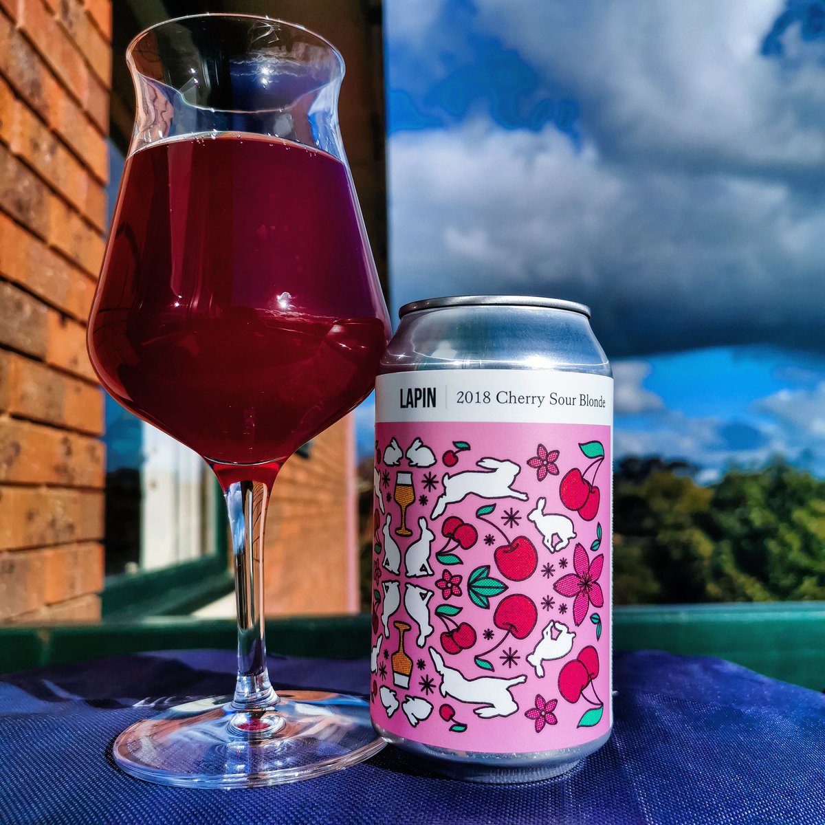 You know its gonna be great day when your first brew is this stunner from <a href="/hopnationbeer/">Hop Nation</a> ! 

#Lapin is a barrel aged beauty which is both easy on the eyes and sensational on the palate. Complex, tart and immensely refreshing.

#HopNation #Beeriod #BeerOClock #SourBeer #CraftBeer