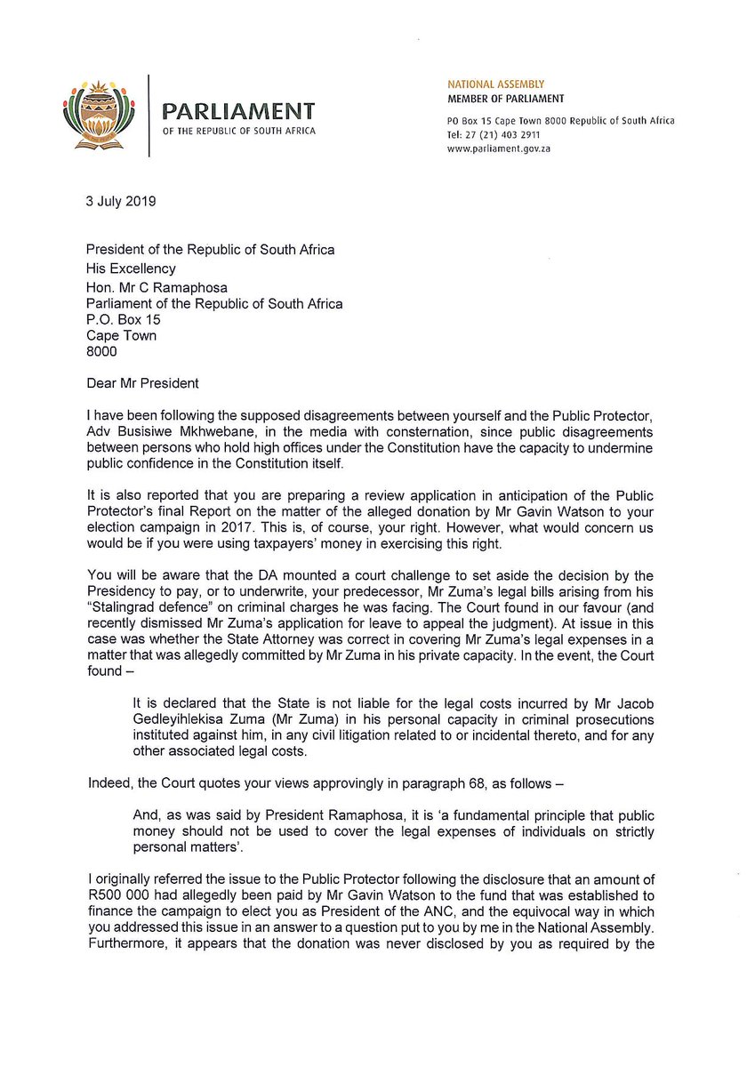 Mmusi Maimane MP tweet media