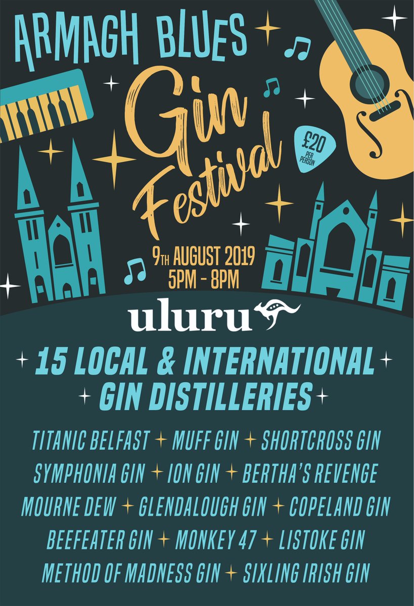 Over the moon to have Armagh's very own tonic range sponsoring our gin festival

Troughton's Raising spirits range is divine and is really different to the tonic market 

They do tonic and light tonic along with ginger and there very own premium lemonade  
#supportlocal #armagh