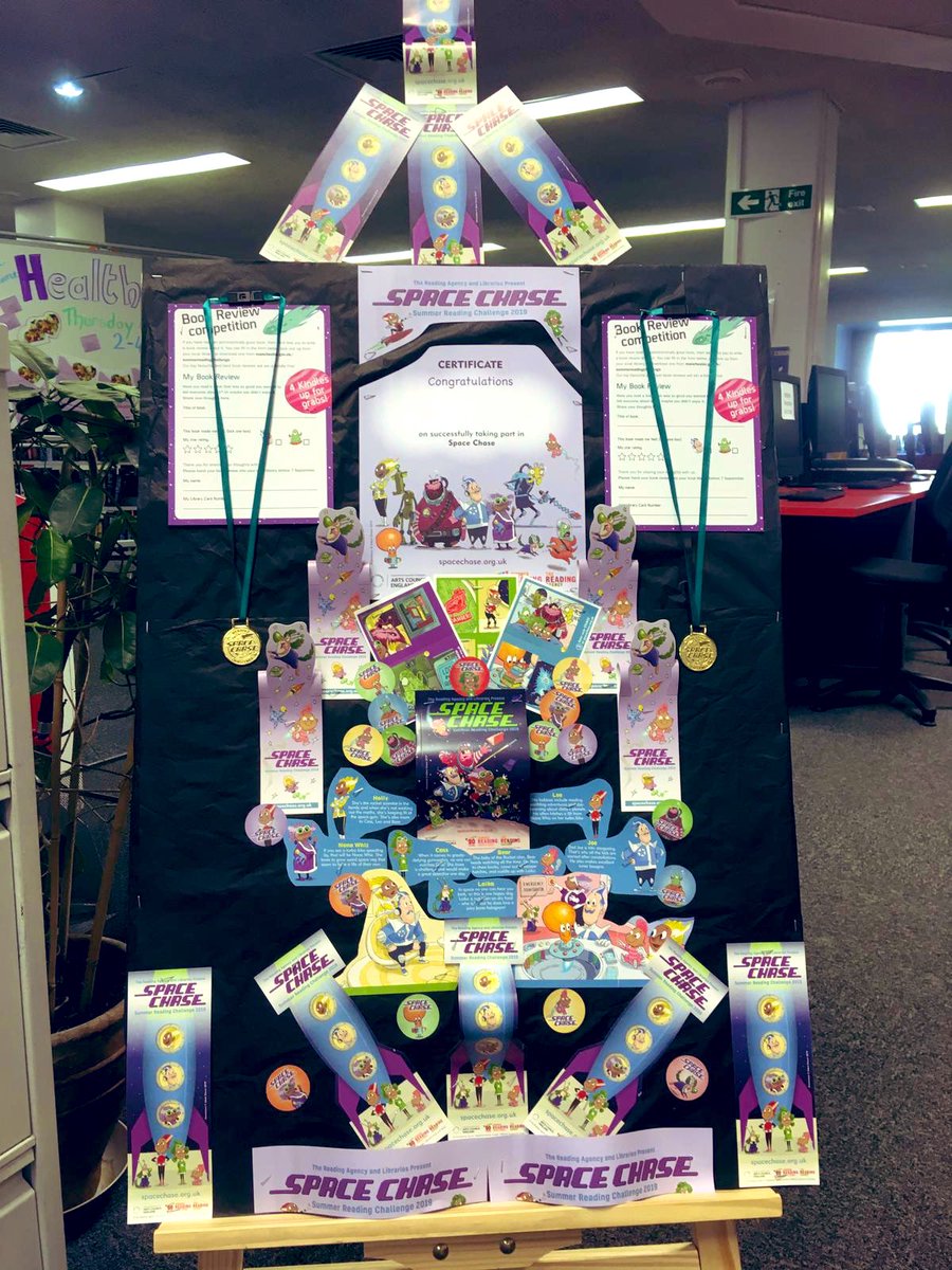 PaulaCarley's tweet image. Check out #GortonLibrary’s lovely #SummerReadingChallenge display. @MancLibraries