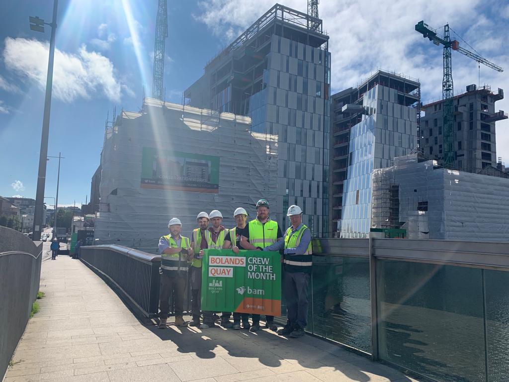 oakleafolc's tweet photo. Oakleaf Contracts have been awarded sub-contractor of the month for June, 2019 by @BAMIrl_ at Bolands Quay site, Dublin. 

Congratulations to the Oakleaf men on this site. Keep up the great work! 👍🏻 https://t.co/EUe7FhYU58