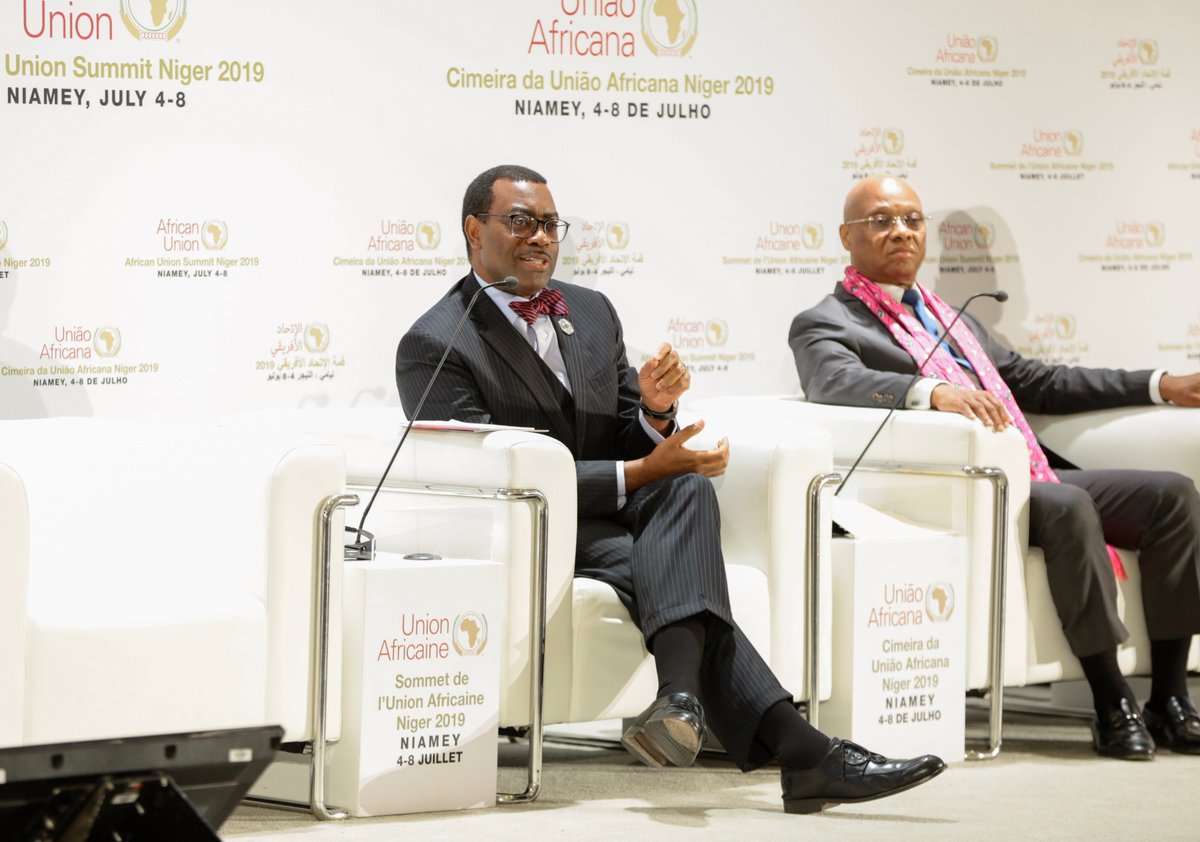 AfDB_Group's tweet photo. “No bird can fly with one wing. Africa will develop faster when it achieves equality for women. I count on all of you to help lift and empower our young girls to become tomorrow’s strong women". @akin_adesina #AUSummit https://t.co/qE9fVH0ZlP