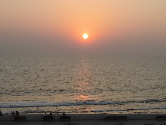 Next is The Somnath, temple located in Prabhas Patan near Veraval in Saurashtra on the western coast of Gujarat, is believed to be the first among the twelve jyotirlinga shrines of Shiva. You can spend the whole evening enjoying the setting sun.