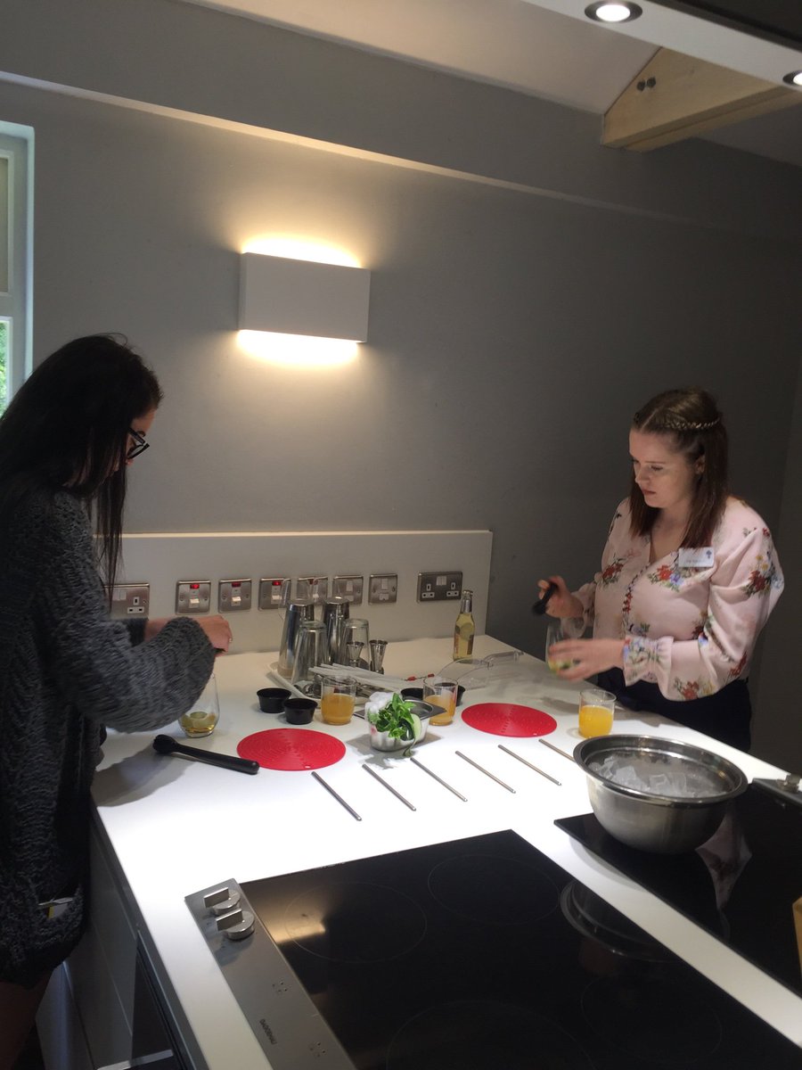 FClaringbould's tweet photo. Academy of Hospitality Assessment Day @SeasonCookery @LainstonHouse Enjoyable morning getting to know the potential F&amp;B candidates over cocktail making! https://t.co/qvTWne6JZV
