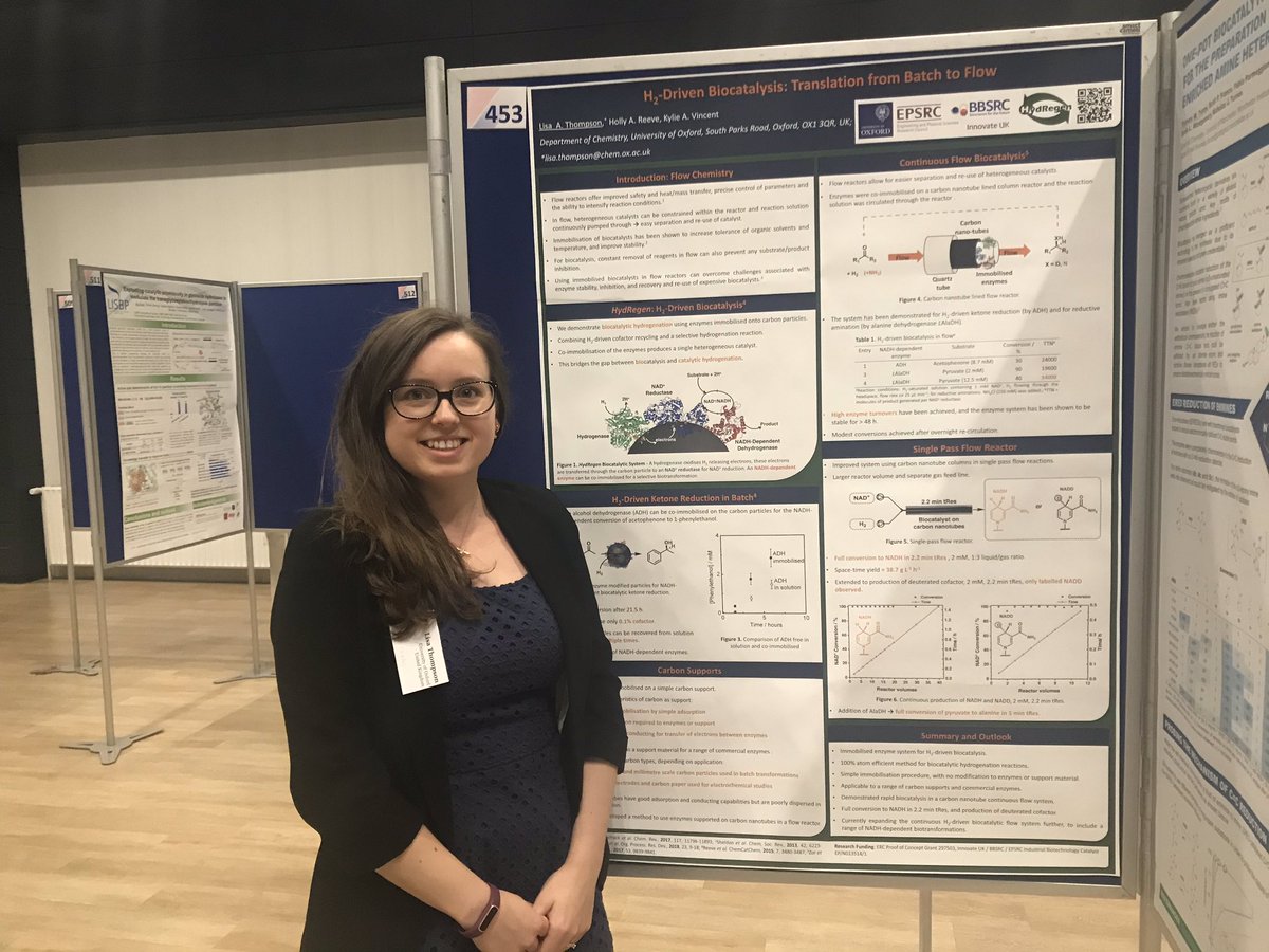 HydRegen_Oxford's tweet image. Poster 453 - check out our advances in redox biocatalysis in #continuousflow
Previous publication: ow.ly/sjkR30eThPp
#biotrans2019