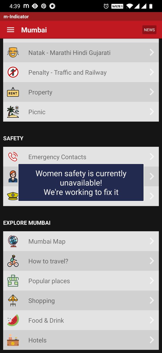 Priyajaiswar's tweet image. These day Women safety is very important but now our @m_indicator is telling women safety are unavailable.... #MumbaiRains #MumbaiRainsLiveUpdates #mindicator