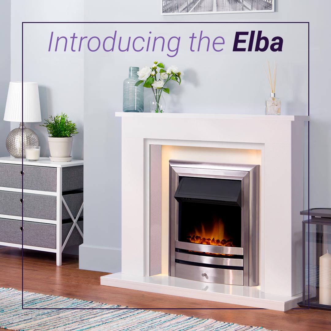 Introducing the Elba: This beautiful China White single slip fireplace timelessly compliments any interior. The Elba is available with 1” or 3” rebates and is set apart with downlights and a 30mm shelf.

#aurora #aurorafireplaces #elba #timelessly