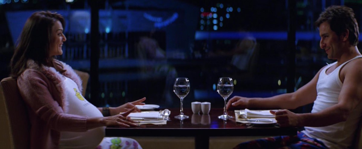 - Salaam Namaste (2005) "Nick and Ambar fall in love but later decide to just be friends due to their clash of opinions. Both are independent and decide to live together as friends. The platonic relationship between them is short lived as Ambar is now pregnant.”