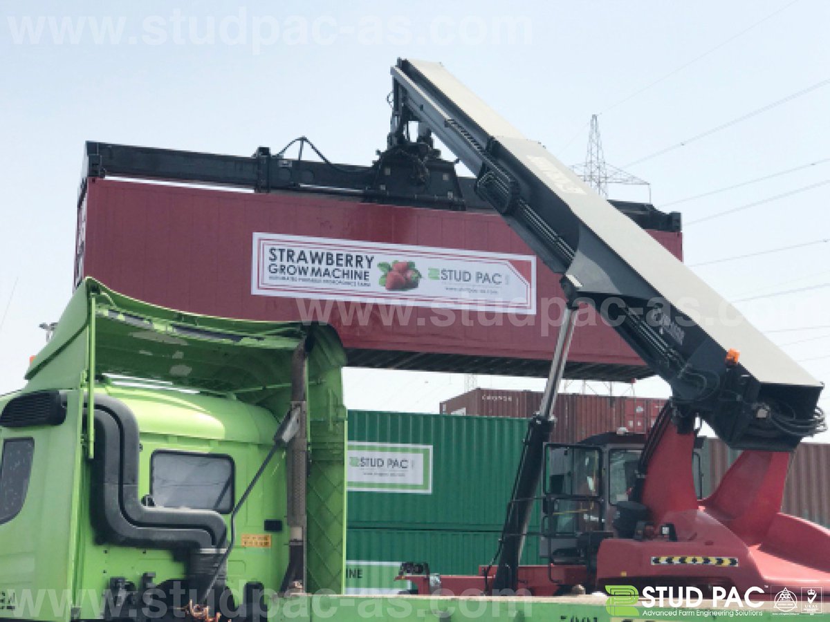 studpacas's tweet image. Our Container hydroponics systems possess recent technologies and grow all crops in perfectly controlled environment! Check out our Leafy grow and Berry Grow machines!

Stud Pac || Advanced Farm Engineering Solutions || +971561637077 || info@studpac-as.com